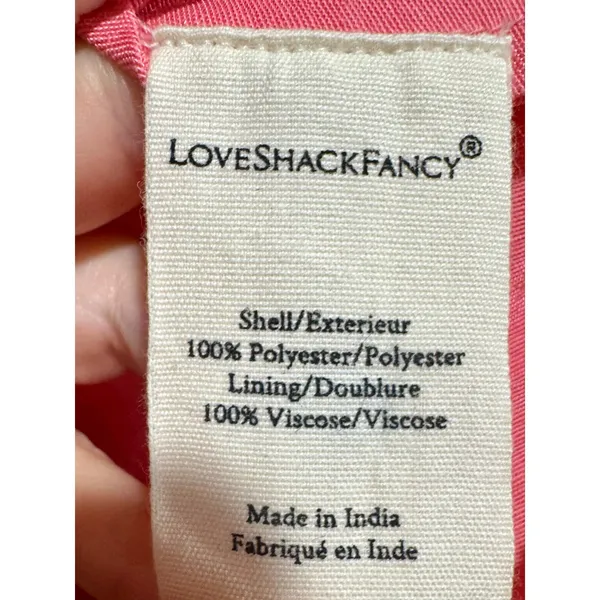 LoveShackFancy Zorina Pink Passion Tulle Ruffle Mini Dress Size 4 - Image 6