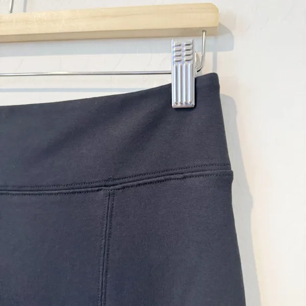 Daily Practice Pants Size‎ S Gray Flare Zipper Pull On Model Off Duty Minimalist - Image 6