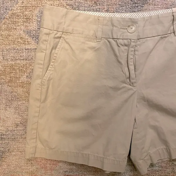 NWOT 100% Cotton 6” Inseam Classic Khaki Chino Shorts - Image 2