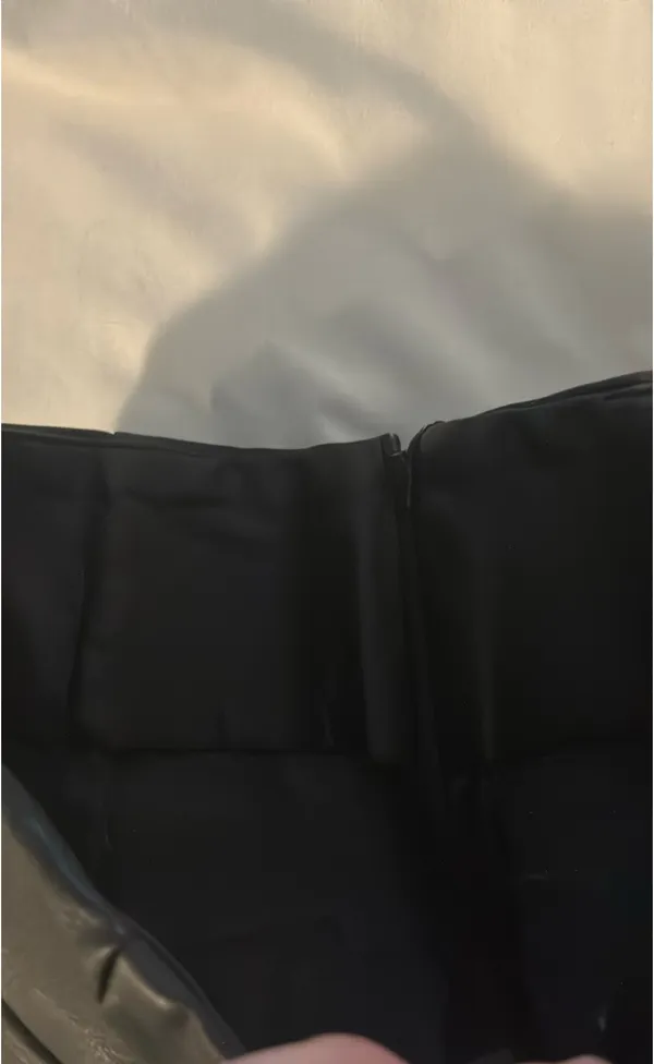 Leather shorts Black - Image 2