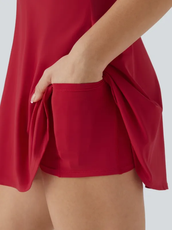 Halara SoftlyZero™Airy Backless Twisted Cool Touch Dance Active Dress-Easy peezy - Image 7