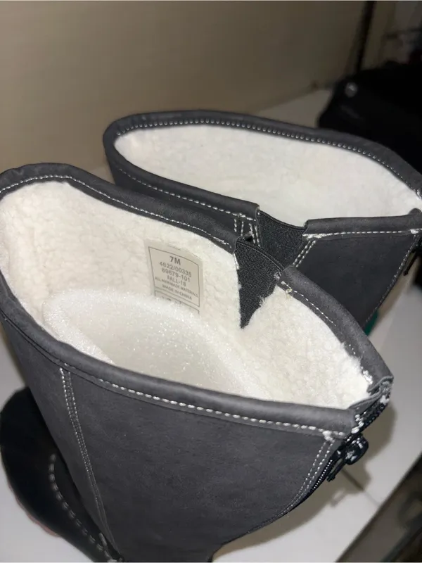 Women's Black Tall Winter Duck Boots - Image 2