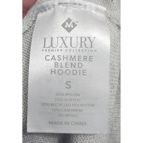 Luxury Premier Collection Cashmere Blend Hoodie - Women's‎ Size Small - Image 4