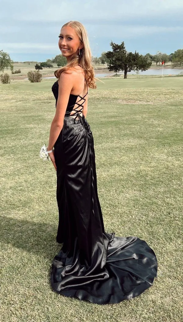 Prom Dress Black - Image 2