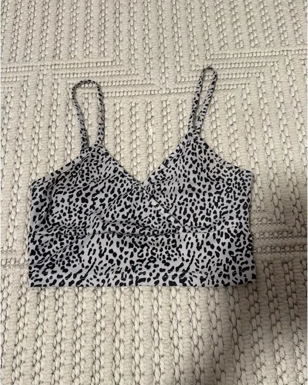 SheIn White Cow Print Top - Image 2