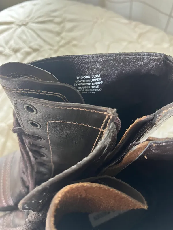 Steve Madden Troopa Brown Leather Boots - Image 7