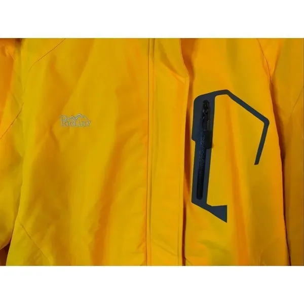 Pooluly Women's Winter Coat Yellow Sz XXL Waterproof Breathable (6615) - Image 3