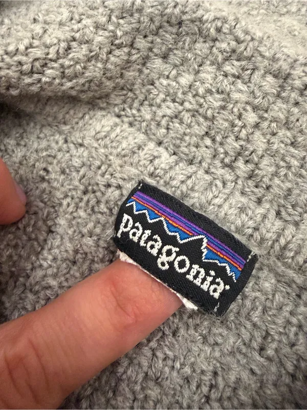 Patagonia Merino Sweater Coat XS Gray 100% Merino Wool Style 50460 - Image 4