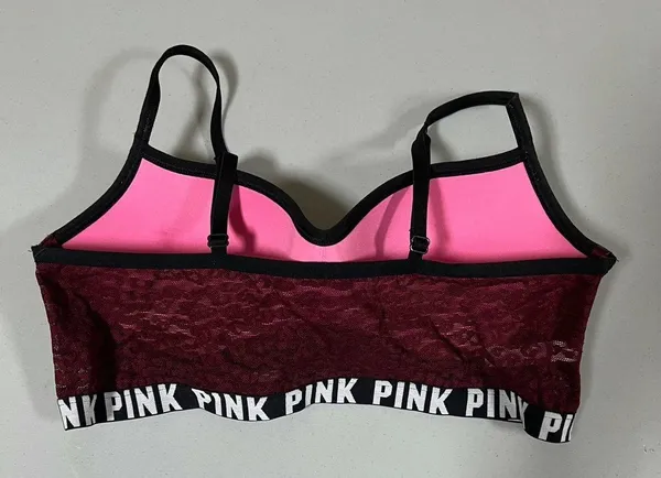 Victoria’s Secret Cheetah Leopard Print Sports Bra Crop Top Bralette Size L ♥️⛓️ - Image 5