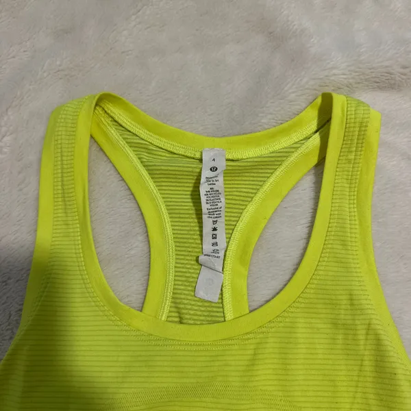 Yellow Lululemon Tank - Image 2