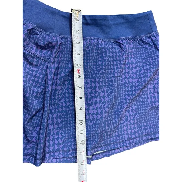 All In Motion Women’s XL (14/16) Purple Blue Houndstooth Active Skort - Image 6