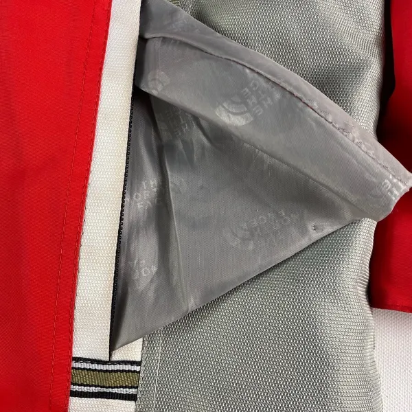 Vintage The North Face Jacket Womens XL Summit Series HyVent Red Gray‎ Hooded - Image 16
