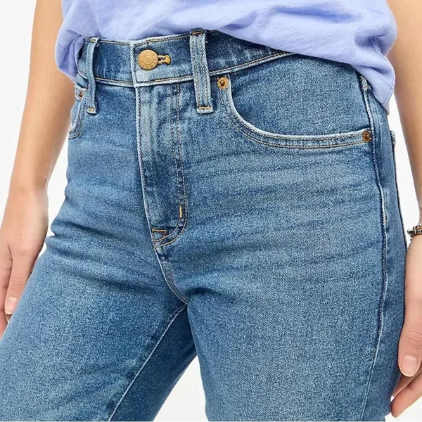 J.Crew Tall Essential Straight Leg All Day Stretch Jeans Size T24 - Image 3