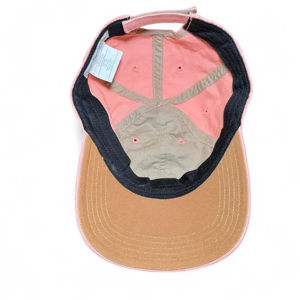 Carhartt Women's Pink Adjustable Baseball Cap with leather logo patch Hat - Image 5