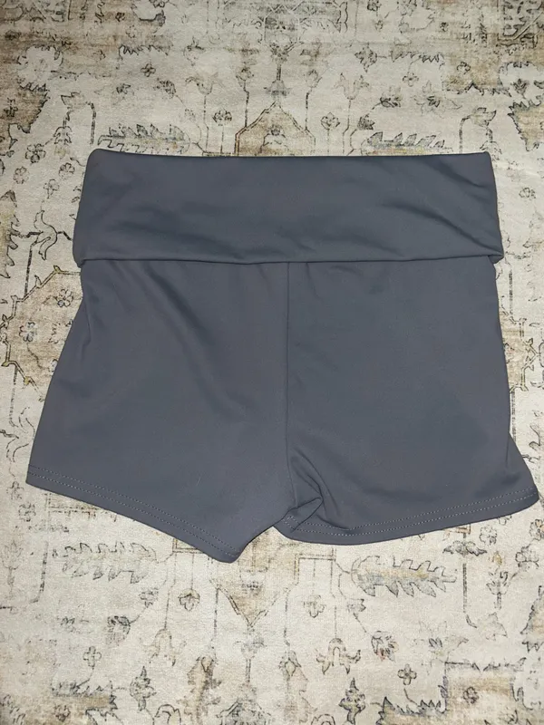 No Boundaries Grey fold over shorts - Image 2