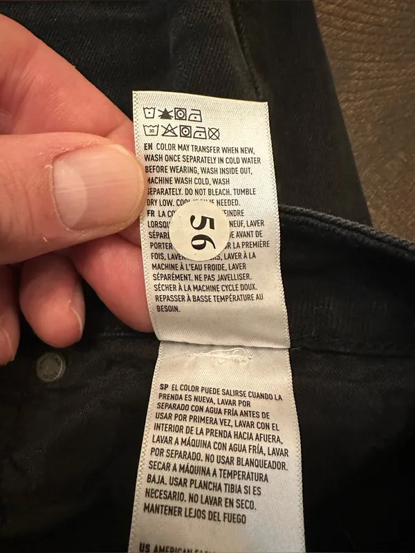 American Eagle Black Distressed Mom Jeans Size 4 - Image 8
