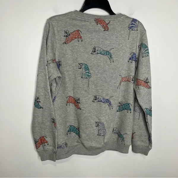 NWT‎ Sugarhill Brighton Alanis tiger sweatshirt multicolor size 10 - Image 6