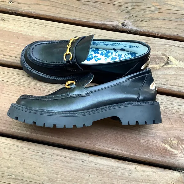 Modern chunky sole loafers 🖤🖤 Black Size 7 - Image 11