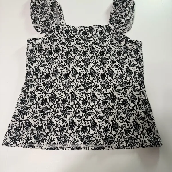Bundle only! Must be with $15 or more LOFT Black or Dark Navy Ivory Floral Textu - Image 5