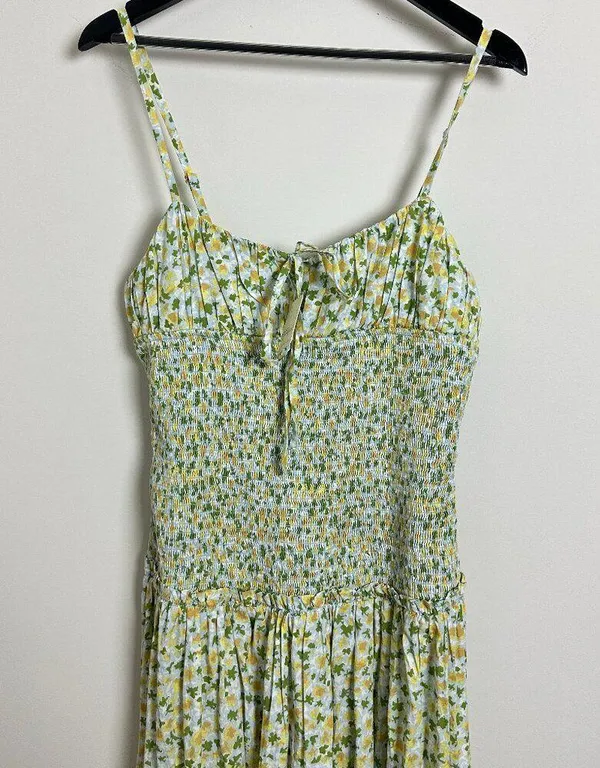 FREE PEOPLE Lavender Daze Dress in Green Combo Size Medium NWT - Image 5
