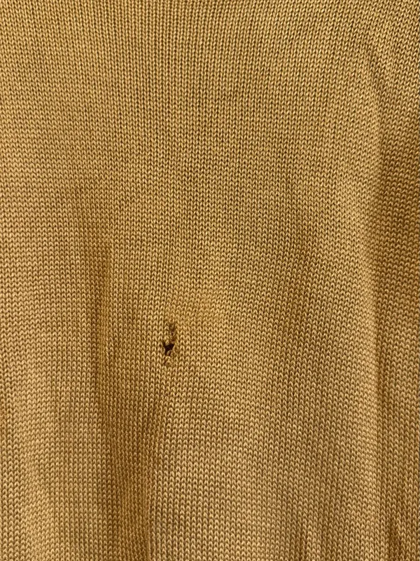 NWT Flook Long-Sleeve Knot Front Mini Dress in Mustard - Image 3