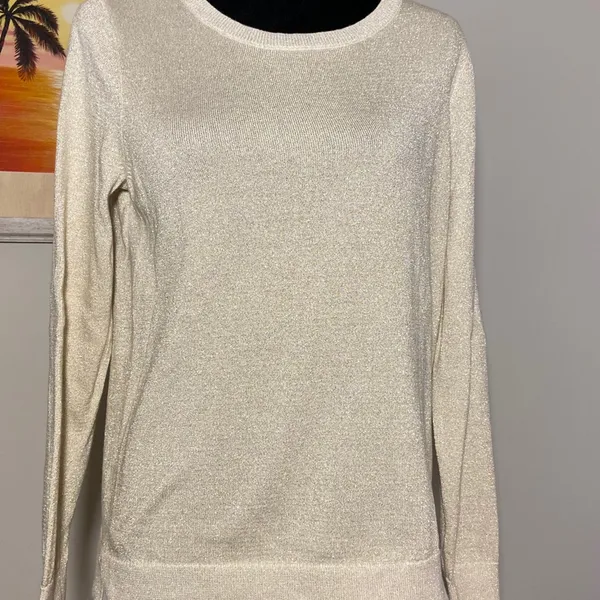 Ann Taylor Loft, Gold Sweater EUC - Image 4