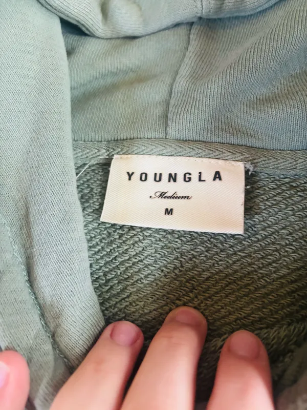 YoungLa hoodie Green Size M - Image 3