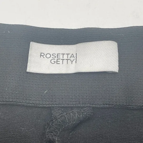 ROSETTA GETTY Bike Shorts Women's Small Black Pull On Stretch‎ Mid-Rise Slim Fit - Image 3