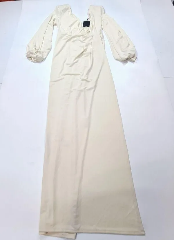 Michael Costello x REVOLVE Bowery Maxi Dress in Cream Small - Image 2