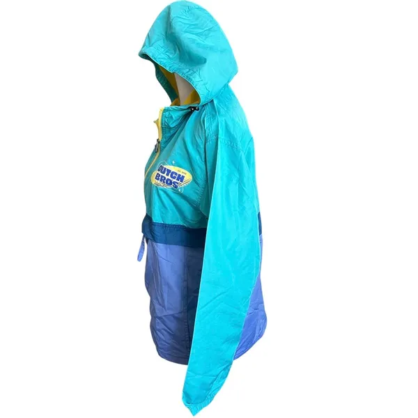 Dutch bros blue color block wonder breaker jacket size small outerwear outdoors - Image 3