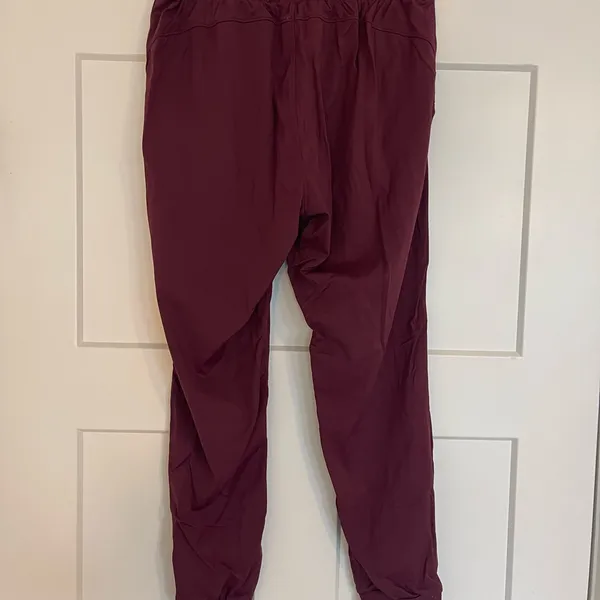 Men's Burgundy Pants Red Size M - Image 2