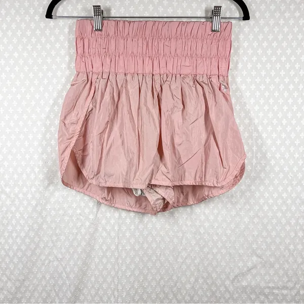 Free People Movement‎ Pink High Rise The Way Home Shorts - Image 2