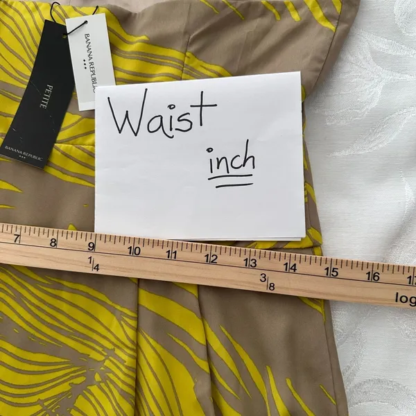 Banana Republic Size-8/Petite Maxi Dress‎ Tie Back Halter Botanica Printed $150 - Image 7
