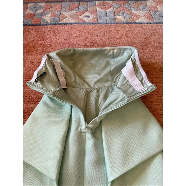 Tibi Simona Mint Green Strapless Structured Dress Size 4 - Image 8