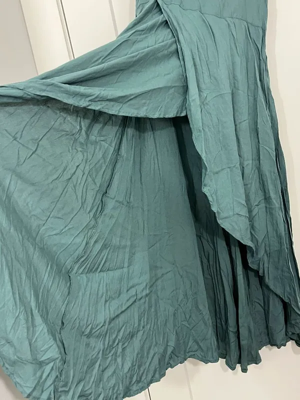 O'Neill XS Extra Small Teal High-Low Ambrosio Skirt Maxi - Image 5