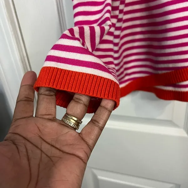 Zesica women’s striped pullover sweater - Image 6