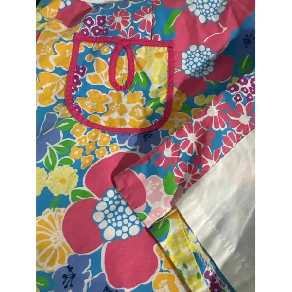 Lilly Pulitzer Floral Mini Skirt Size 8 Cotton Colorful Summer Pockets - Image 6