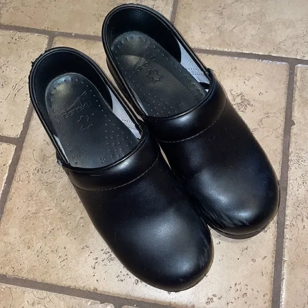 Dansko Matte Black Cabrio Clogs - Image 2