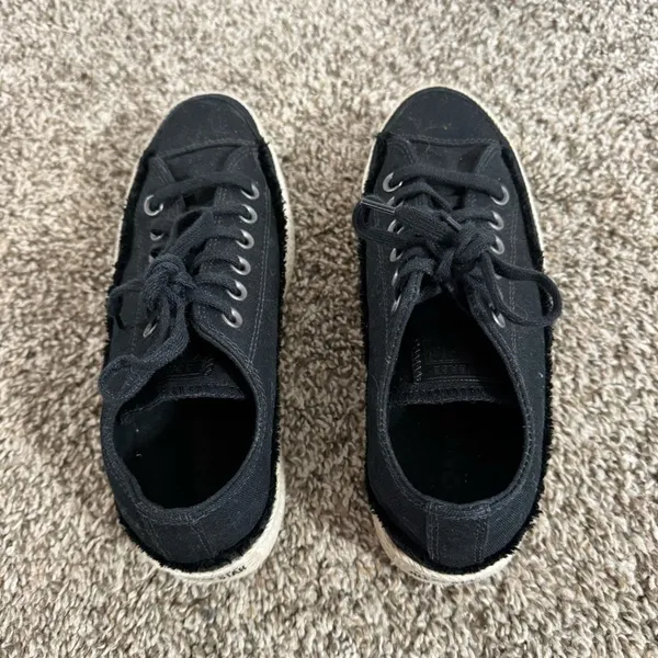 Converse All Star Espadrille Platform Shoes Size 6 in Black - Image 4