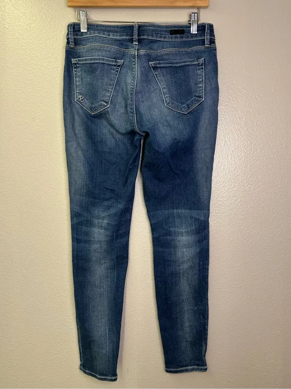 Kut From The Kloth Brigitte Ankle Skinny Cotton Denim Vintage Washed - Image 2