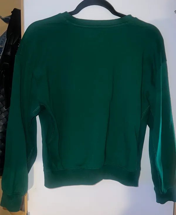 Gap satin logo green crew neck - Image 2