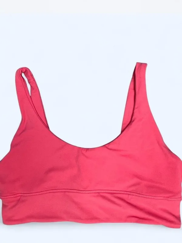 Lululemon Align V Neck Light Support Desert Red Yoga Pilates Gym Activewear 12 - Image 4
