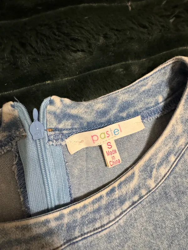 Pearl denim dress Multiple - Image 2