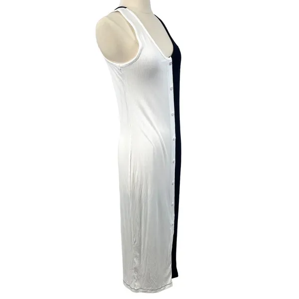Tommy Jeans Tank Dress Womens Size Small‎ Ribbed Colorblock Preppy Coastal - Image 4