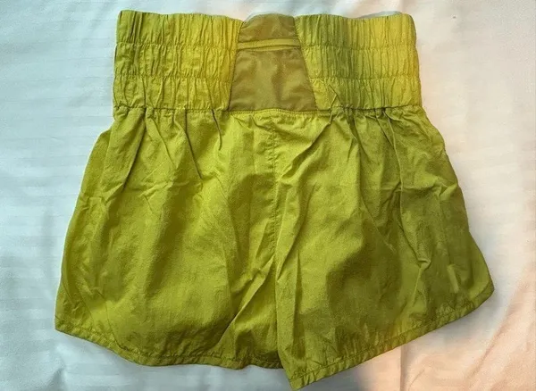 Free People FP Movement Yellow Shorts - L - Image 3