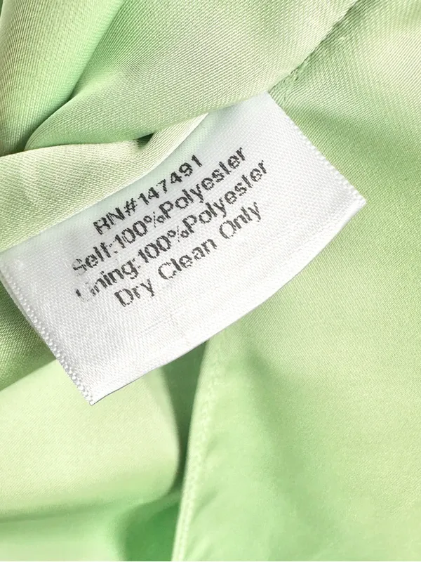 Katie May Drifter Satin Cape Gown Mint Green - Image 7