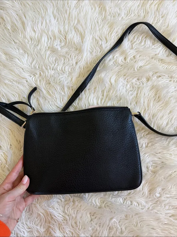 Kate Spade Lelia Triple Gusset Crossbody Black - Image 6