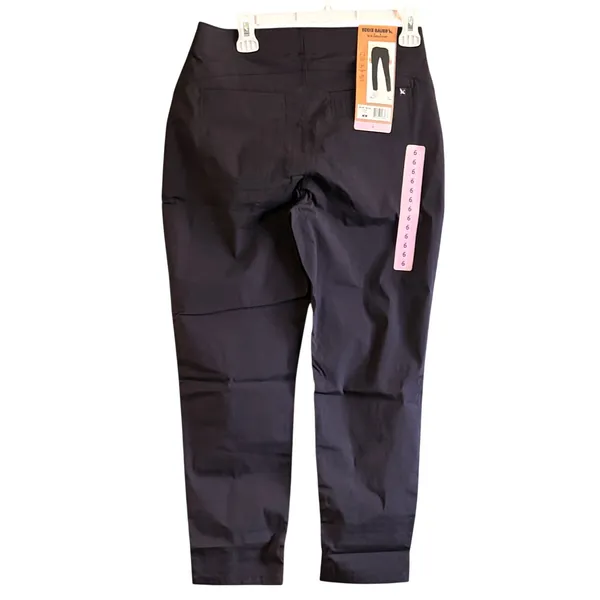 NEW Eddie Bauer Slim Ankle Pant Size 6 Black UPF 50 Stretch DWR Gorpcore - Image 3