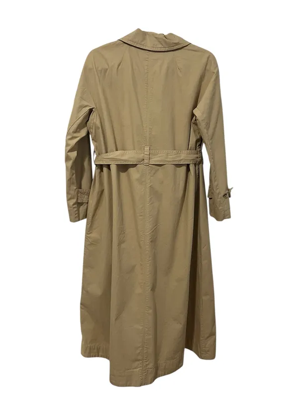 NOWT J. Crew Relaxed Heritage Chino Tan Trench Coat 100% Cotton (Size XXS) - Image 4