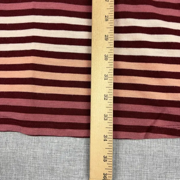 Madewell Tank Dress Womens M Red Striped Scoop Neck Jersey Knit Casual Summer - Image 3